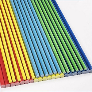 High quality flexible solid fiberglass rod for worship flag