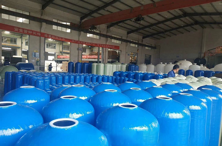 FRP GRP Fiberglass Pressure Vessel Storage Water Tank For RO Water System