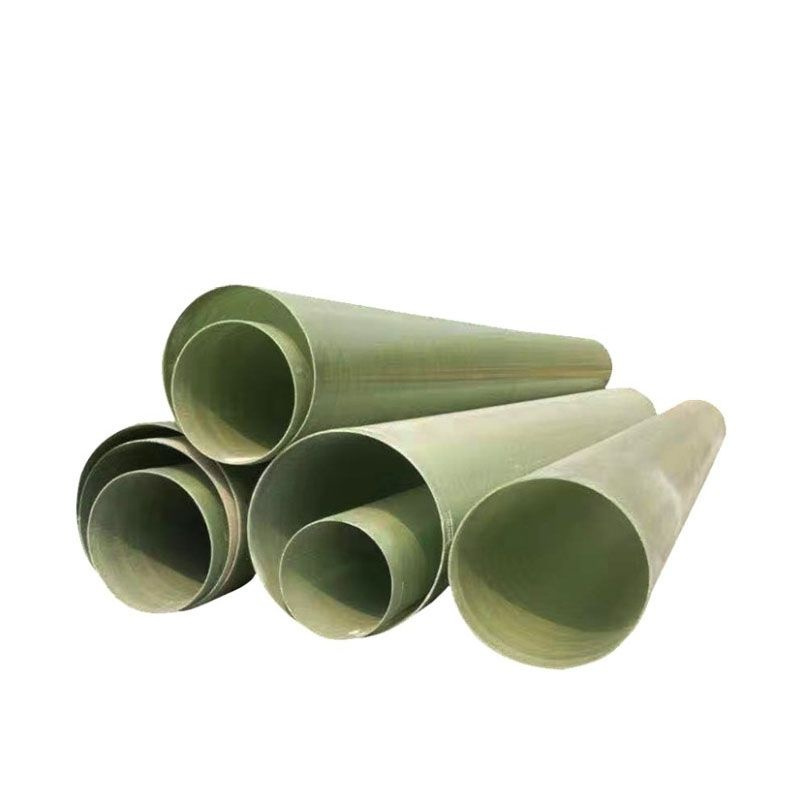 High Strength FRP Round Tube Grp Hollow Tubes Fiberglass Composite  Pipe