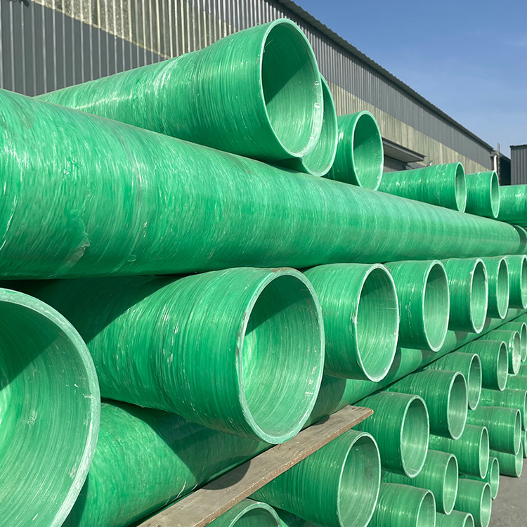 Factory custom FRP pipe glass fiber wound cable pipe drain pipe