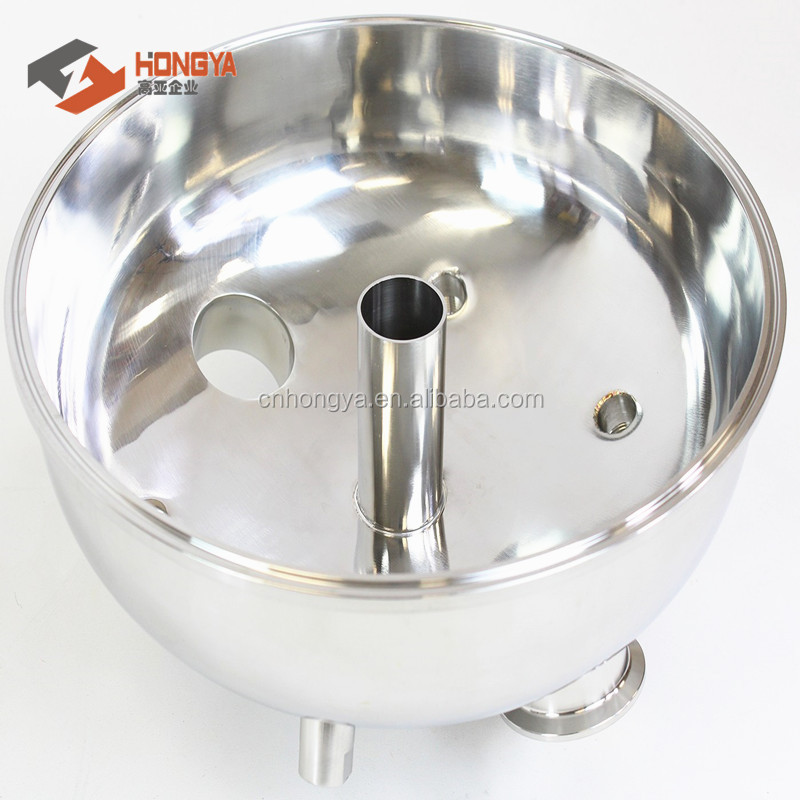 SS304 Tri-Clamp Fnpt Hemispherical Lid For Cloosed Lop System