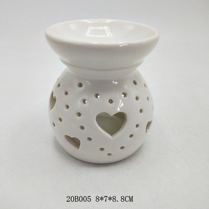 Modern Ceramic porcelain Aromatic Incense Burner oil incense wax melt  warmer  Candle burner candle holder tealight holder