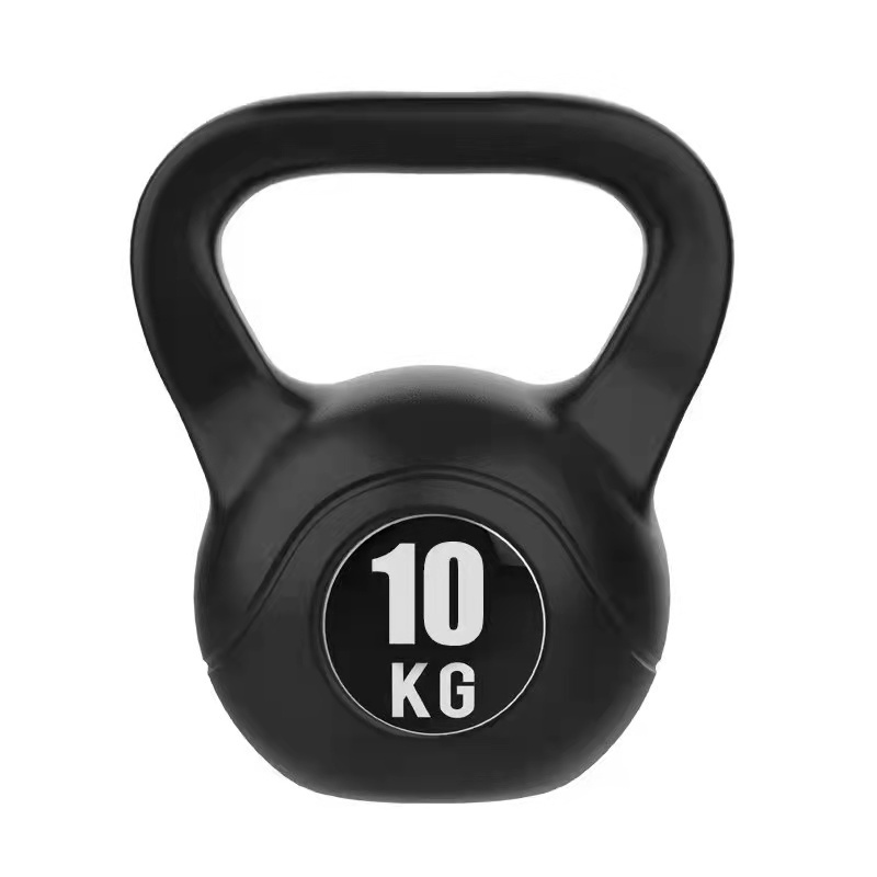 China factory sale black cement sand kettlebell 8kg 10kg 12kg 16kg low price