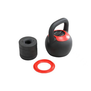 Custom good quality adjustable kettlebell 40lb fitness equipment for muscle conditioning