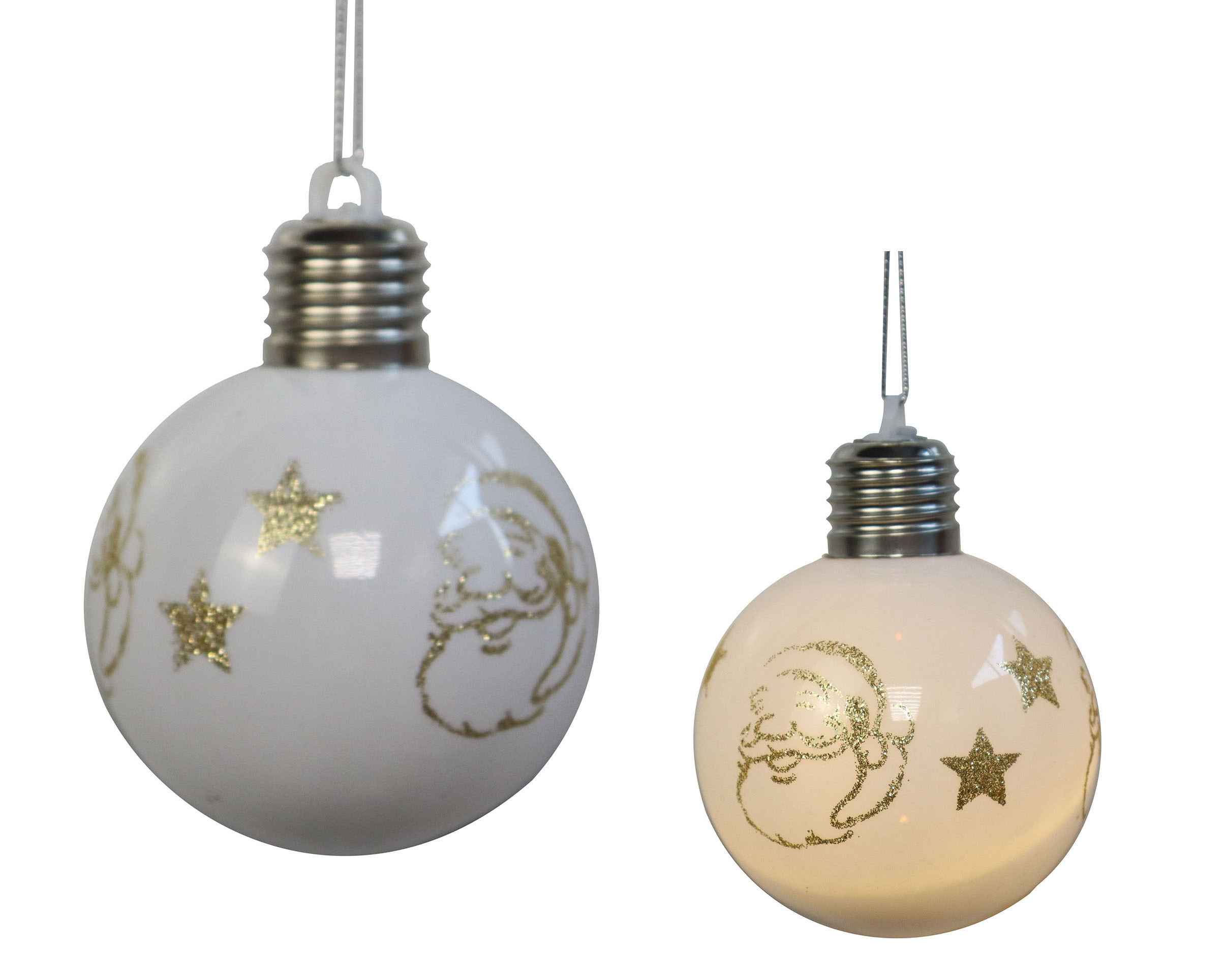 80MM Tree Flat Bauble Wholesale Christmas Transparent Pendant Clear Plastic Balls Ornaments