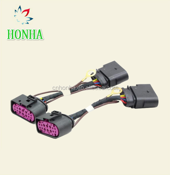 HID Xenon Headlight 10 to 14 Pin Connector Adapter Wiring harness