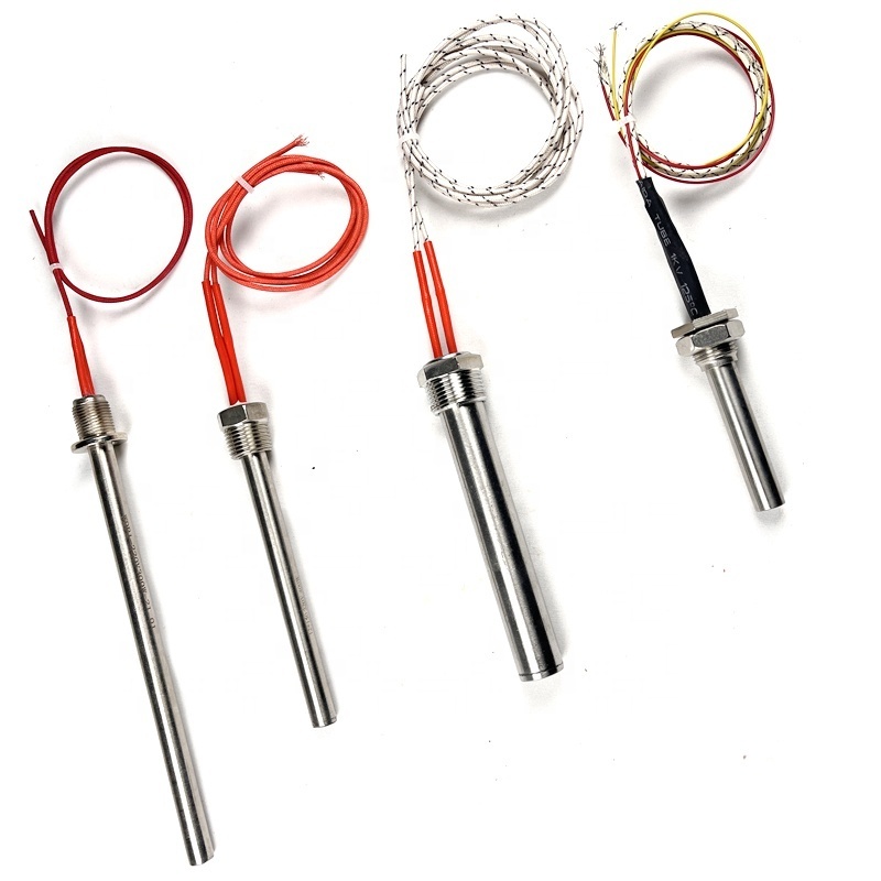 High quality immersion cartridge heater 24v12v 200w with thermocouple