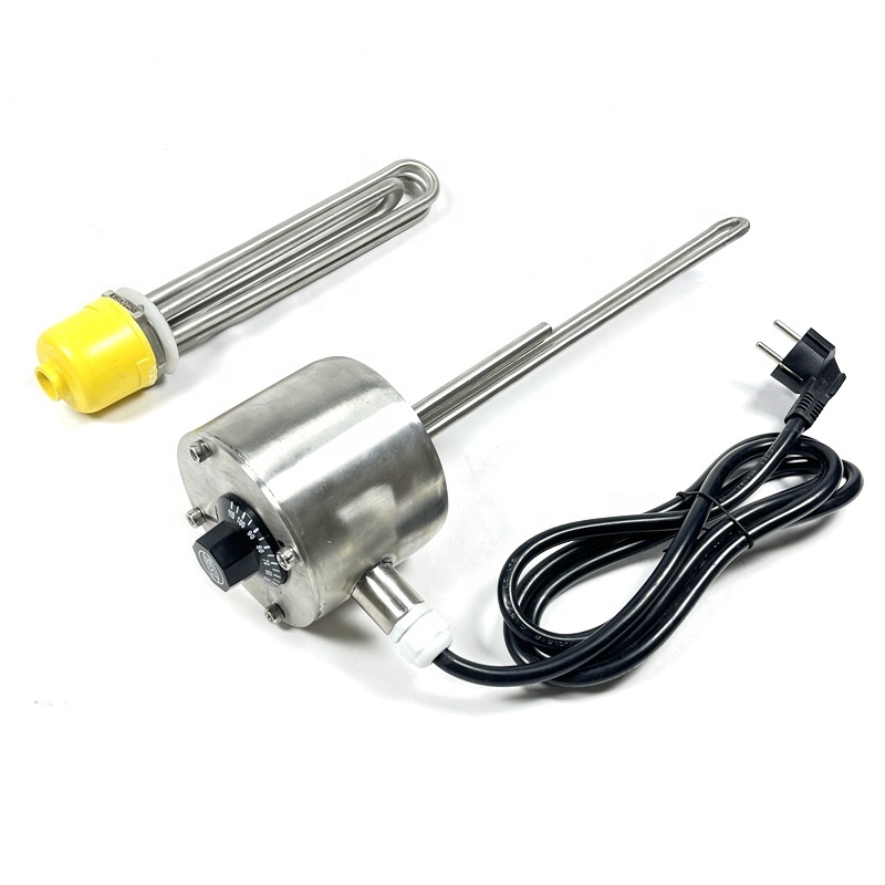 3Kw 6KW 9KW 12KW 15kw Threaded Tubular Water Heater Flange Screw plug Immersion Heater For Tank Bolier