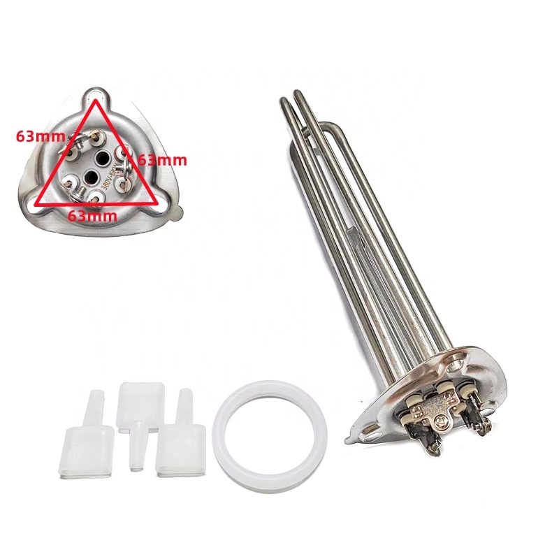 SUS304 Immersion water heater element for dishwasher heating element 3KW 6KW 9KW 12KW in stock 220v 380v