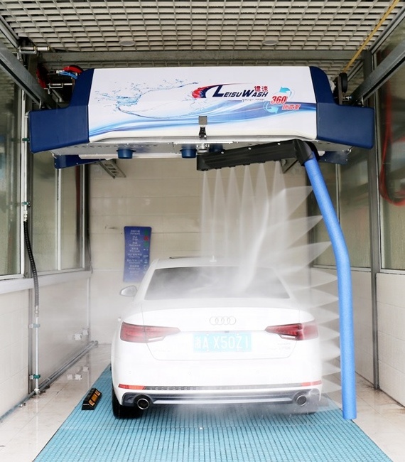 4 dryers best automatic leisu 360 touchless car wash machine for sale with all import parts