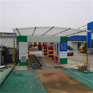 Automatic tunnel car wash with brushes, car wash equipment with best quality