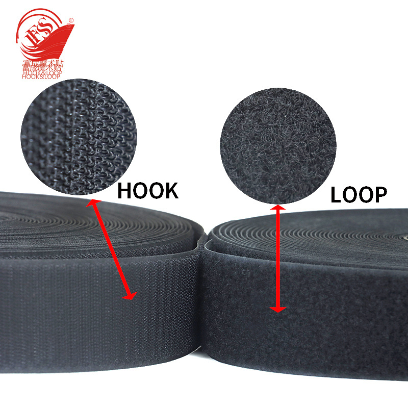 Printed Fastener Velcroes Manufacturer Self Adhesive Back Glue Hook and Loop Tape Sticky Supplier