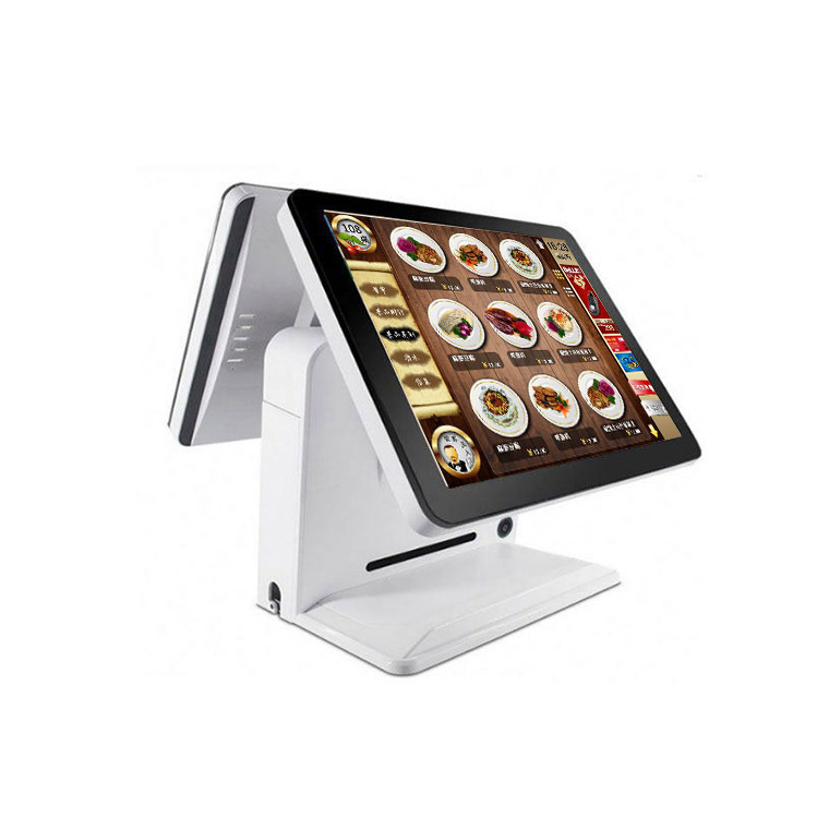 15 Inch All In One Pos Terminal Machine Double Sided Touch Screen Capacitive Touch Screen Pos System touch screen monitor