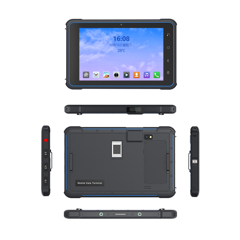 8 Inch Android Industrial Rugged Tablet Pc Ip67 1000 Nits Sunlight Readable Nfc Rfid Reader 1d 2d Barcode Scanner Prison Tablet