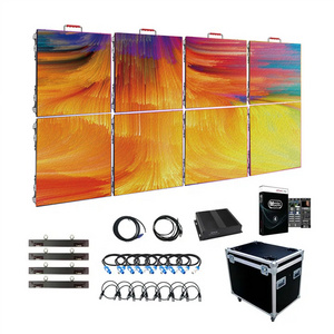 500x500mm Indoor Outdoor P2.6 P2.9 P3.91 P4.8 Stage Background Led Video Wall  Seamless Splicing Rental LED Display Screen