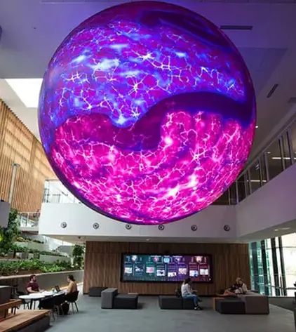 P2.5 indoor 3D Round ball advertising display Spherical Flexible outdoor ball led Sphere Led Display