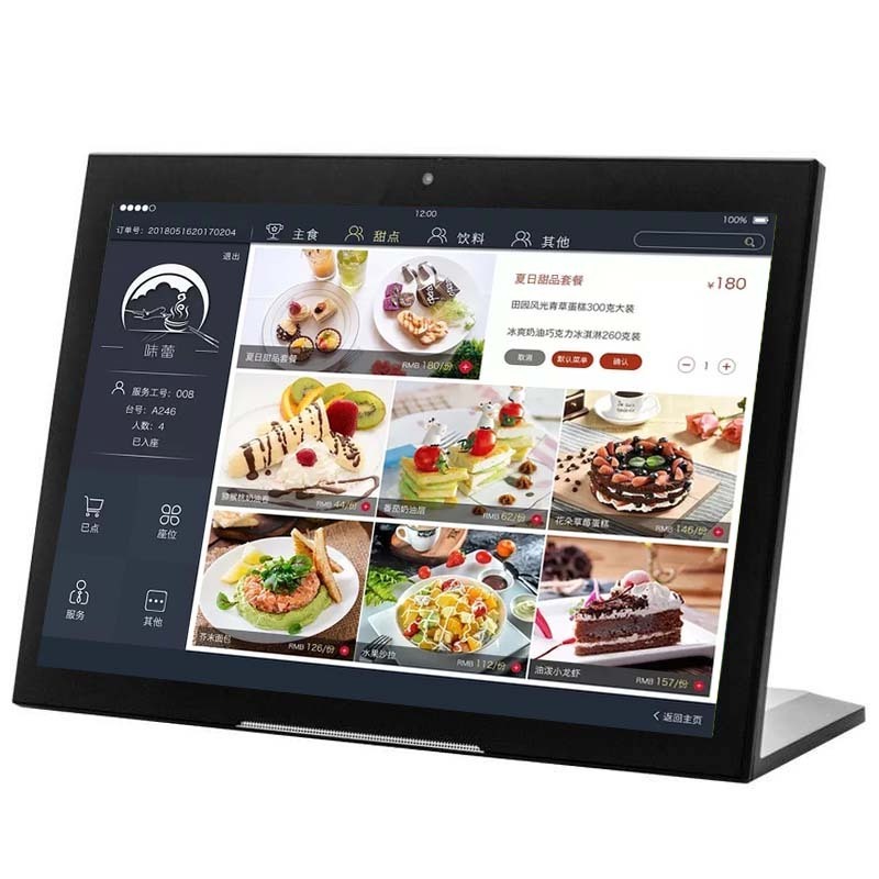 CE RoHs 10 inch desktop 5-point touch screen android tablet with WIFI / camera