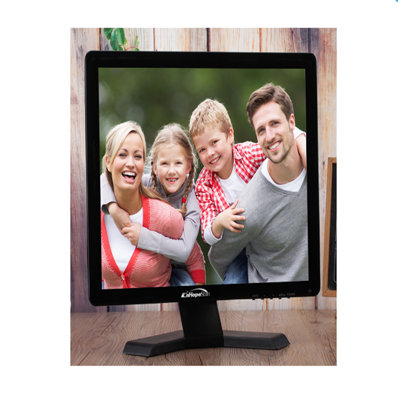 12V wholesale 17 inch TFT LCD monitor cctv lcd monitor with VGA USB AV BNC input