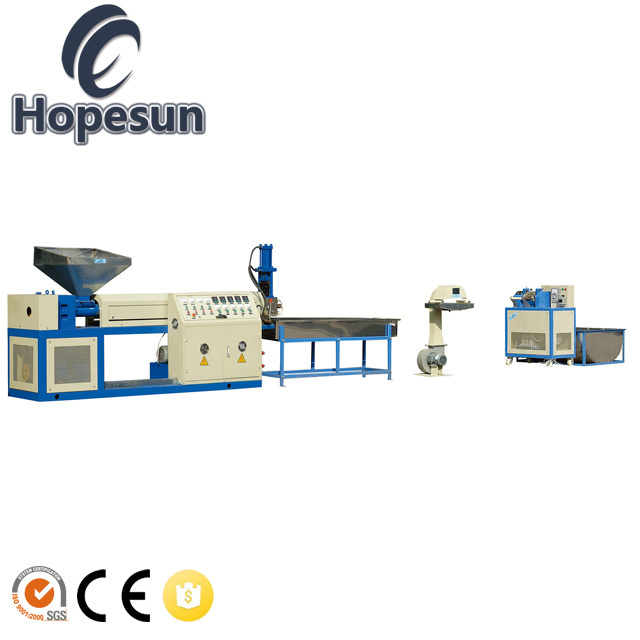 PP HDPE LDPE PE Garbage PVC EPS PET PP two stage plastic compactor pelletizing  machine