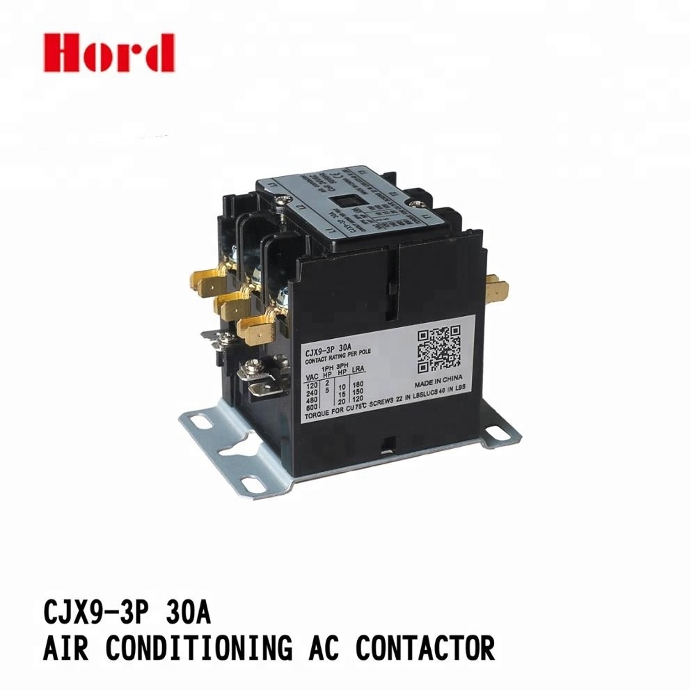 Innovative Products CJX9 Series Three Phase Air Conditioner AC Contactor CJX9-3P-30A