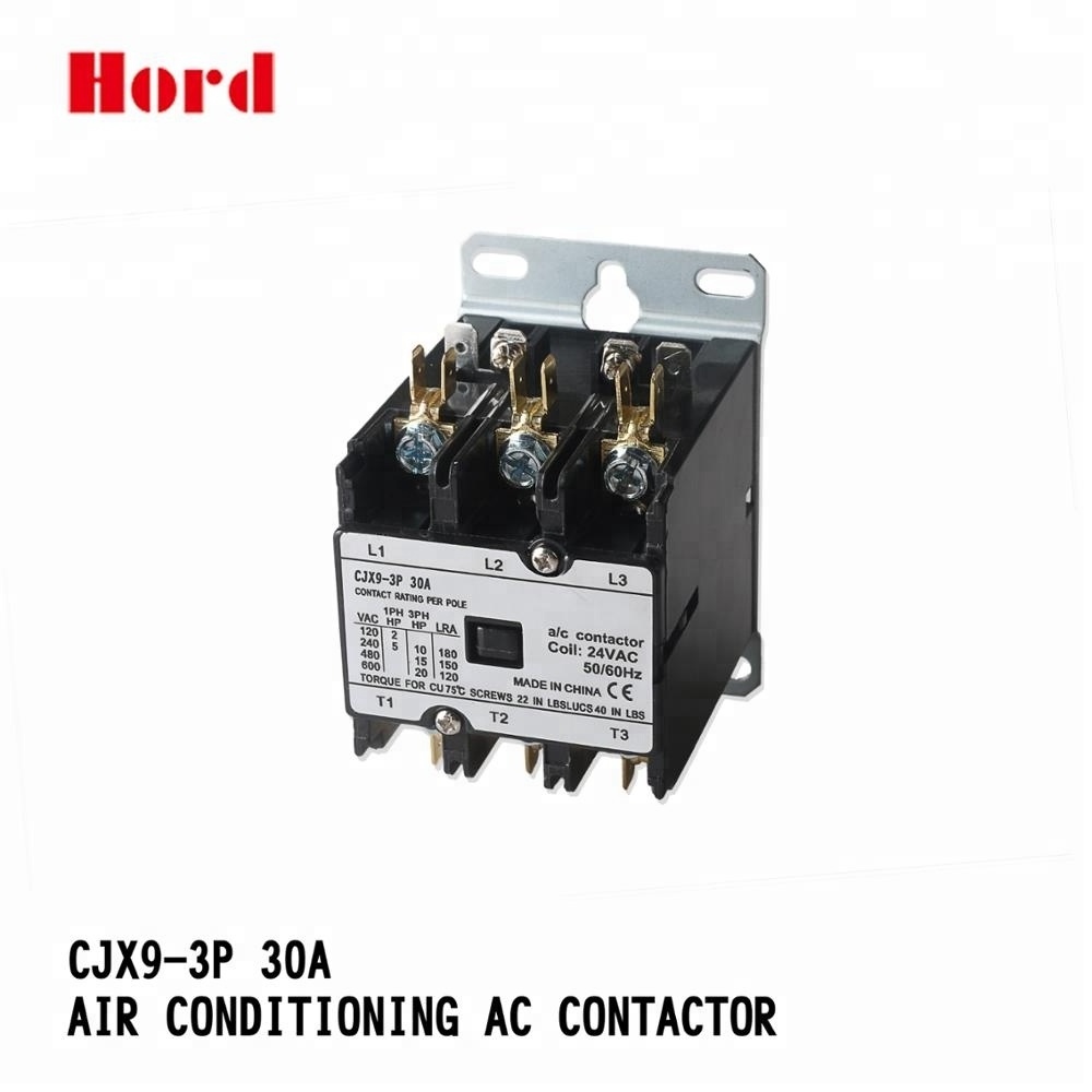 Innovative Products CJX9 Series Three Phase Air Conditioner AC Contactor CJX9-3P-30A