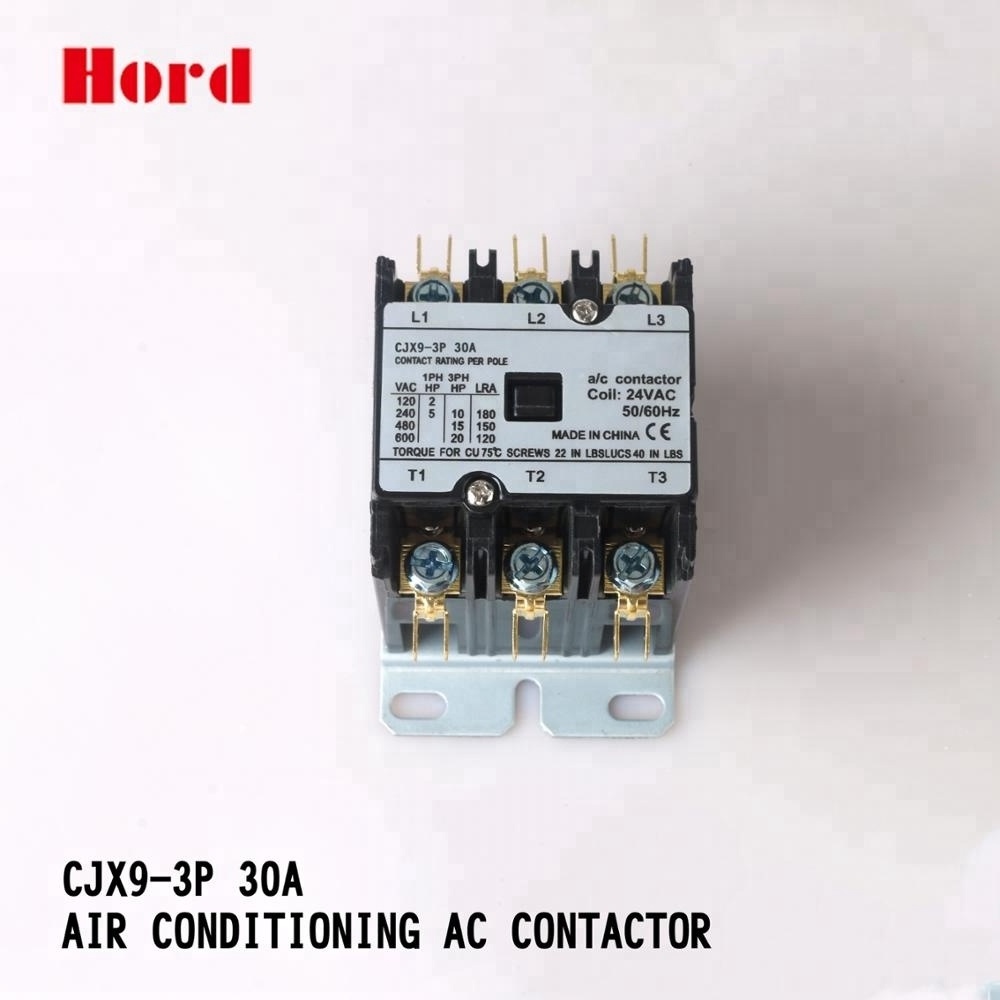 Innovative Products CJX9 Series Three Phase Air Conditioner AC Contactor CJX9-3P-30A