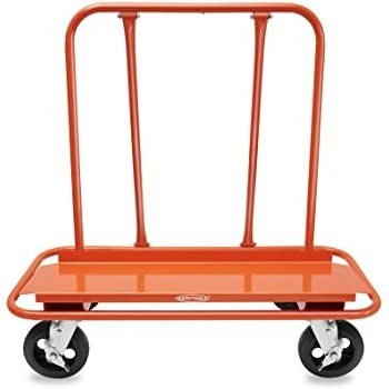 4 wheels drywall dolly folding tool panel transport material handing cart