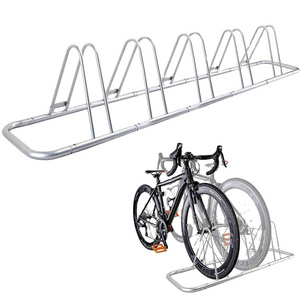 Outdoor galvanized advertising  floor bike parking  stands racks