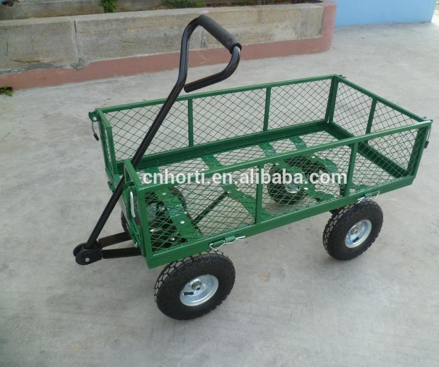 rolling steel sand beach garden wagon cart