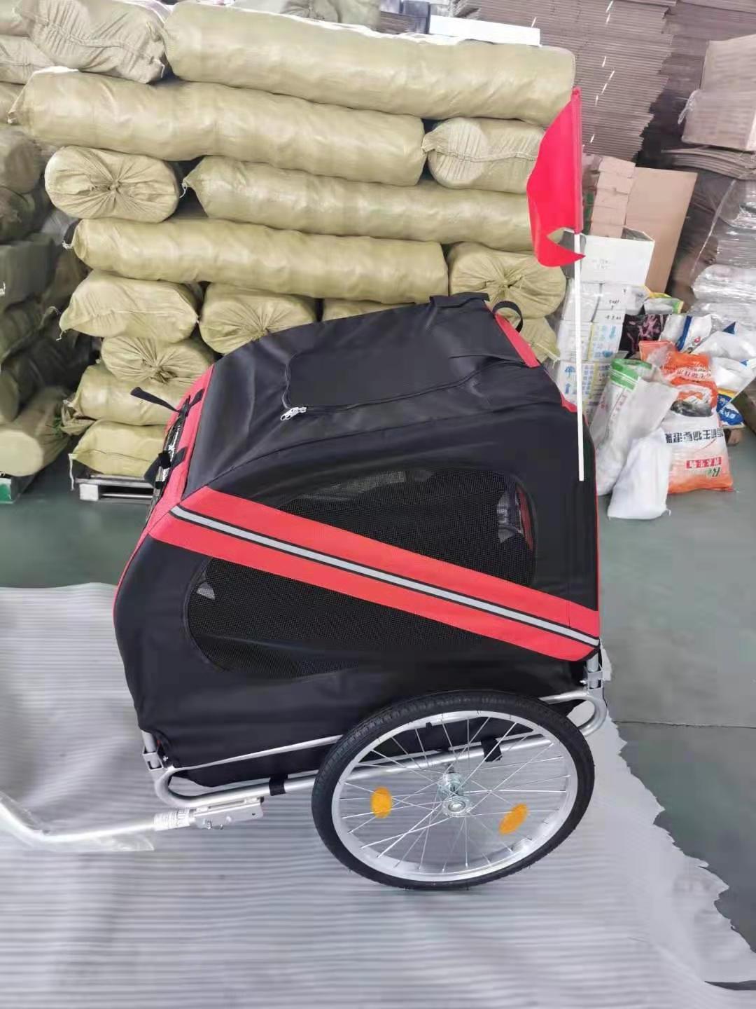 Camping pet dog bicycle trailer bike cargo trailer