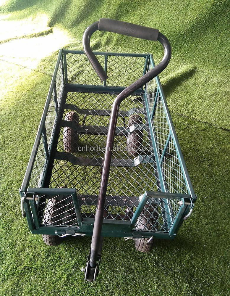 four wheel garden folding wagon cart for sale