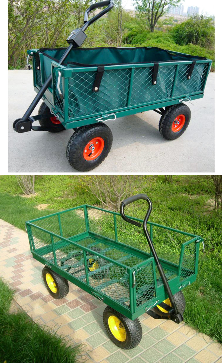 Heavy duty Lawn Garden Steel Mesh Electric Garden Tool Cart TC1840A