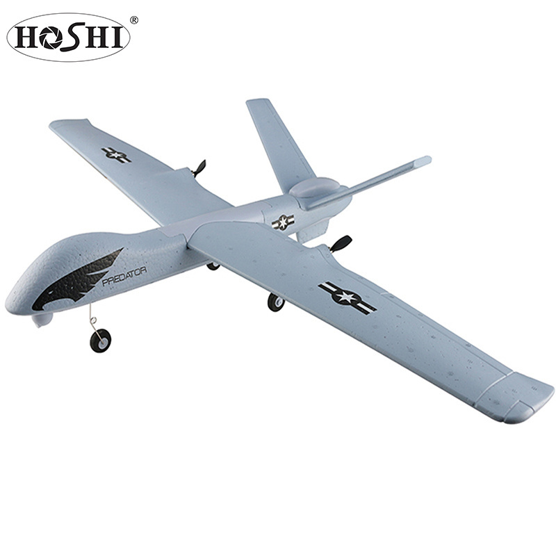 HOSHI ZC Z51 RC Glider 660mm Wingspan Z51 Predator Foam Remote Control RC DIY Airplane Built-in Gyro Christmas Gift Toy For Kids