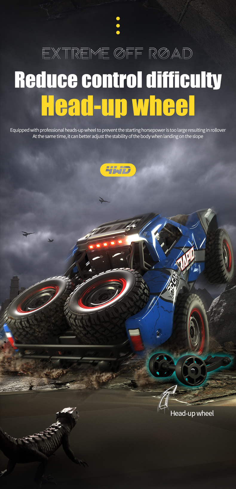 HOSHI JJRC Q130 RC Car Brushed 48KM/H 70km/h Brushless Motor High-speed Car RC Trucks 2.4G Remote Control Toys For Kids