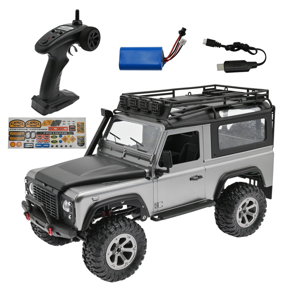 HOSHI FY003A-5 4WD 1:12 RC Car 2.4G Full Scale Climbing Off-Road Vehicle Model With LED Lights Remote Control Car Toys