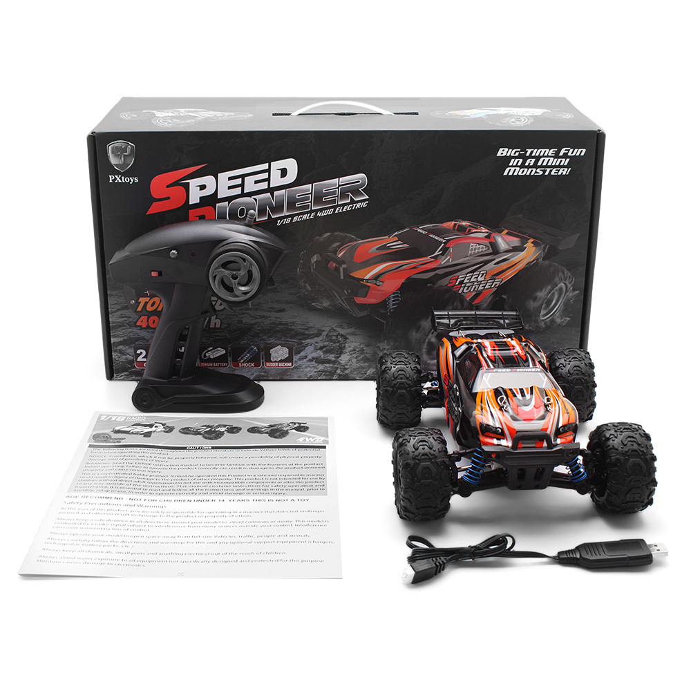 HOT 9302 RC Car Toy 4WD 1/18 2.4GHz Off-Road Vehicle RC High Speed Car for Pioneer Truggy High Speed Racing Car RTR Truck Toy