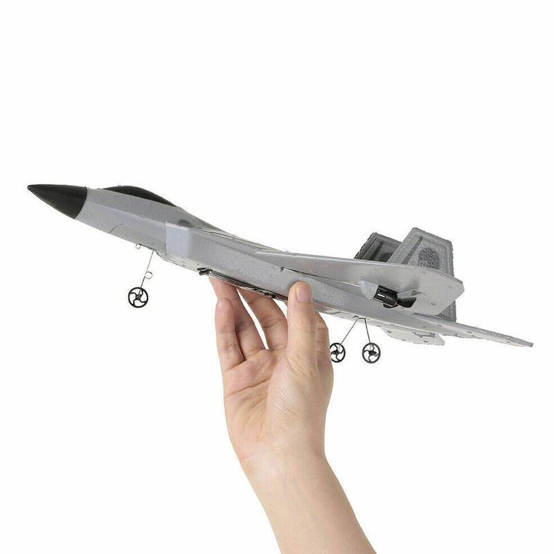 HOSHI FX-822 Glider EPP Foam RC Glider 2.4GHz 290mm Wingspan RC Fighter Battle Plane Stable Flight 20mins Flying Planes F22