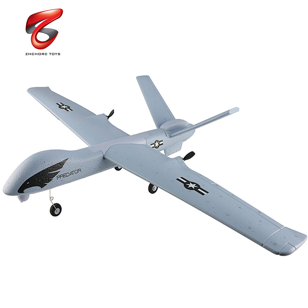 2022 HOT Hoshi ZC Z51 Predator 2.4G 2CH 660mm Wingspan Remote Control RC Airplane Foam Hand Throwing Glider Outdoor Toys For Kid