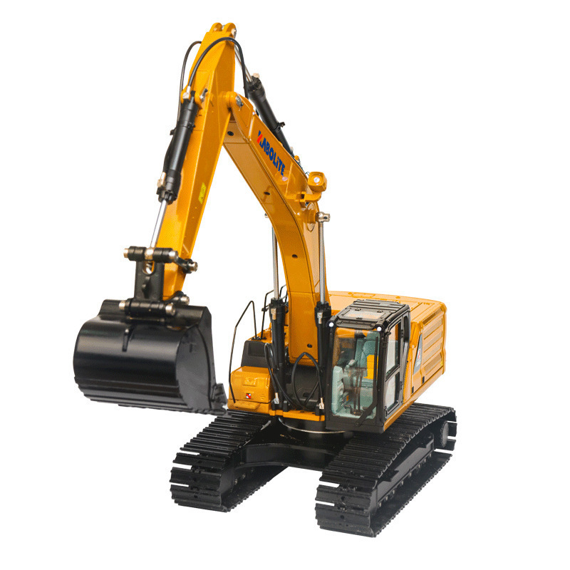 2022 HUINA K336 Metal Hydraulic RC Excavator RTR Construction Toy Car 10000Mah Battery Radio RC Hobby KABOLITE Remote Control