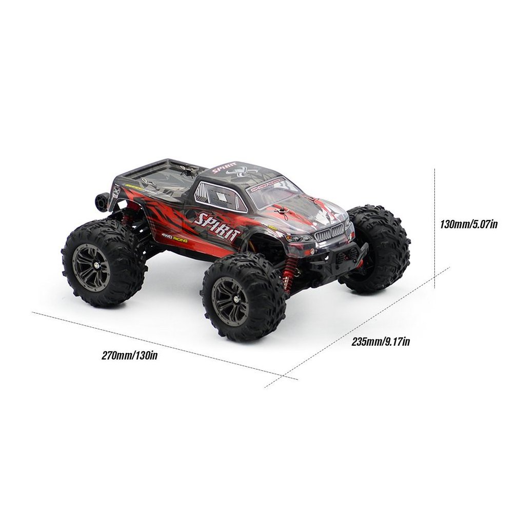 Remote Control Toy Q901 Car Scale 1/16 4WD Brushless Motor Driving Dessert Truck Car Bigfoot Off-Road Vehicle Toy Car For Kids