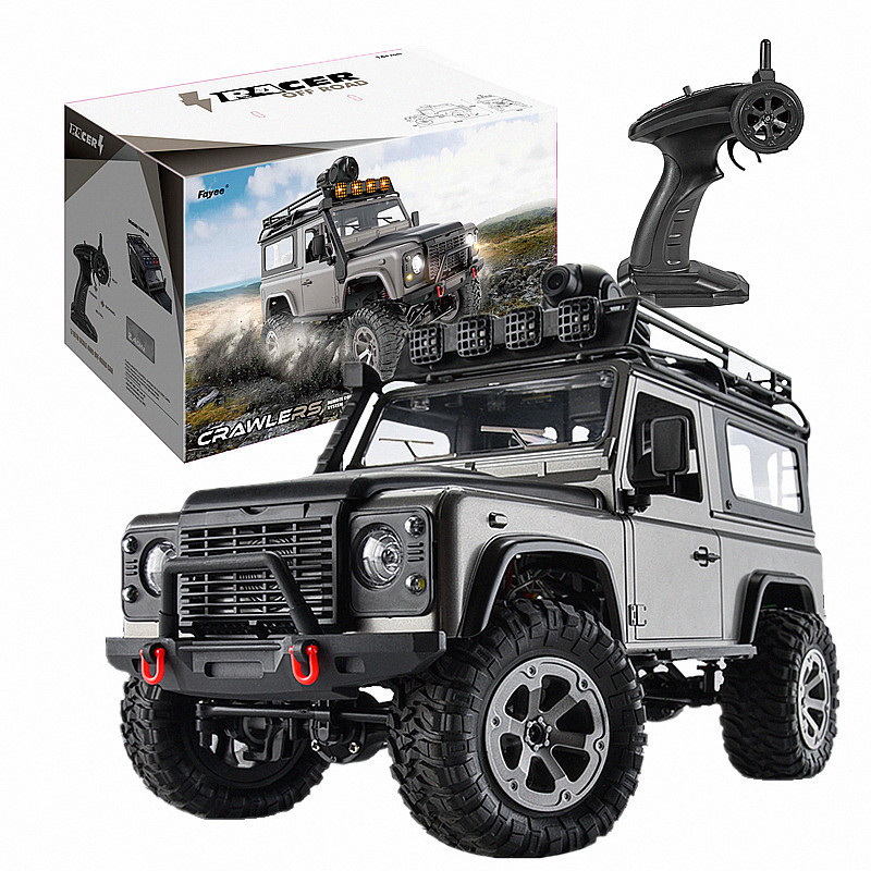 HOSHI FY003A-5 4WD 1:12 RC Car 2.4G Full Scale Climbing Off-Road Vehicle Model With LED Lights Remote Control Car Toys