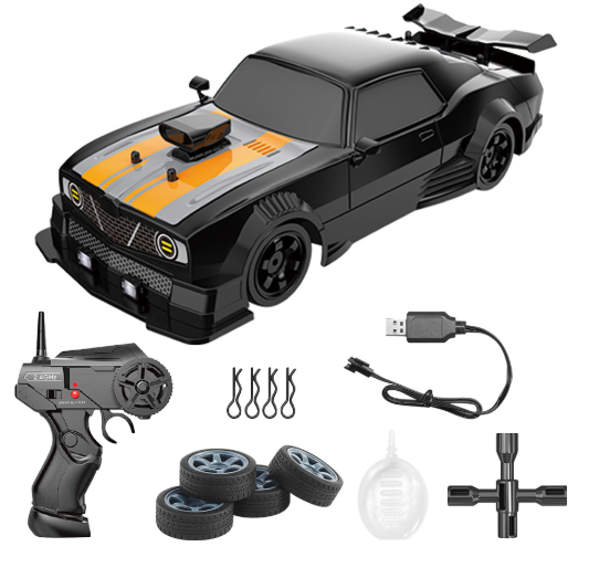 SC16 1/16 4WD Spray RC Drift Car 2.4G Remote Control Voiture Toys High Speed 4x4 Off-Road Mini Racing Car Radio Controlled Car