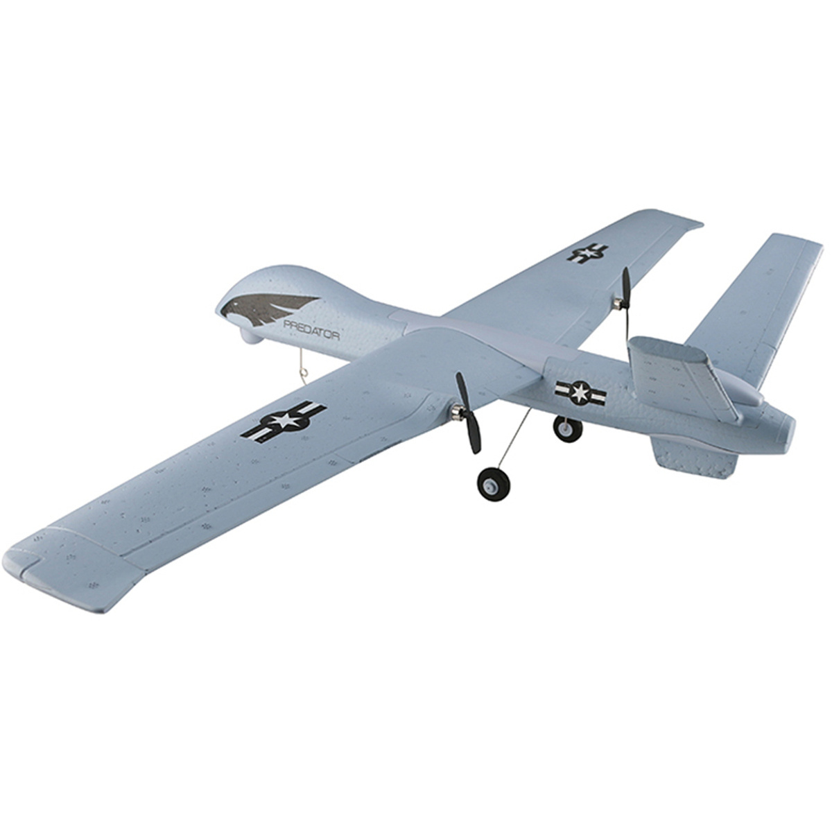 Sale 20mins Flying Z51 RC Airplane Glider 2.4G 2CH Predator Wingspan Foam Hand Throwing Outdoor Toys For Kid