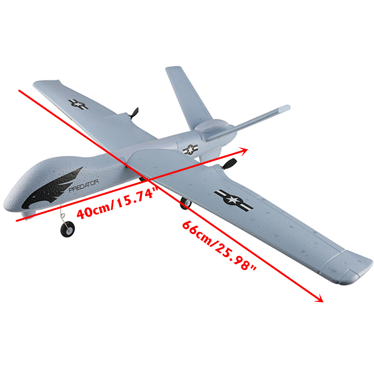 2023 Hot Sale ZC Z51 Predator RC Airplane With 2MP HD Camera or No Camera 20 Minutes Fligt Time Gliders With LED Hand Throwing