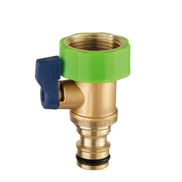 Garden brass hose tap connector 3/4