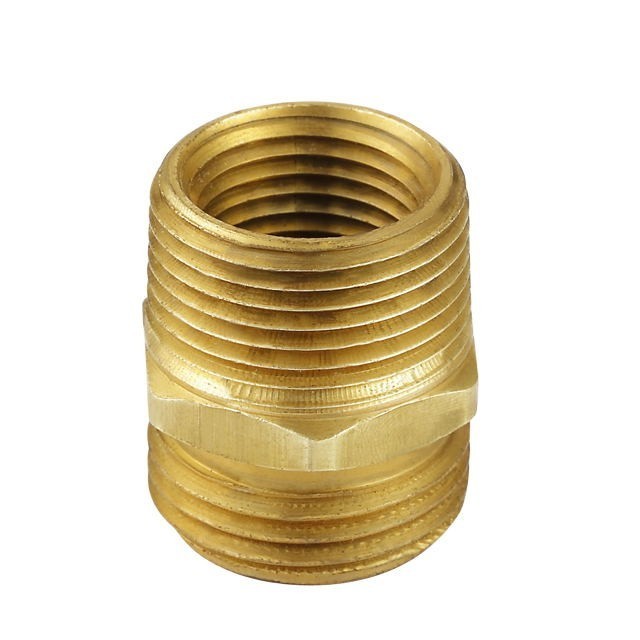 Brass double male hose adapter hydraulic quick disconnect fittings