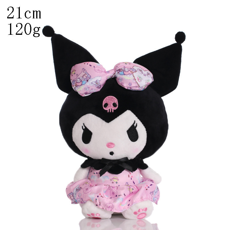 Wholesale Toy Kawaii Anime Cute Sanrioes My Melody Kitty Kuromi Cinnamoroll Purin Plush Toy Cartoon Stuffed  Animals Plush Toy