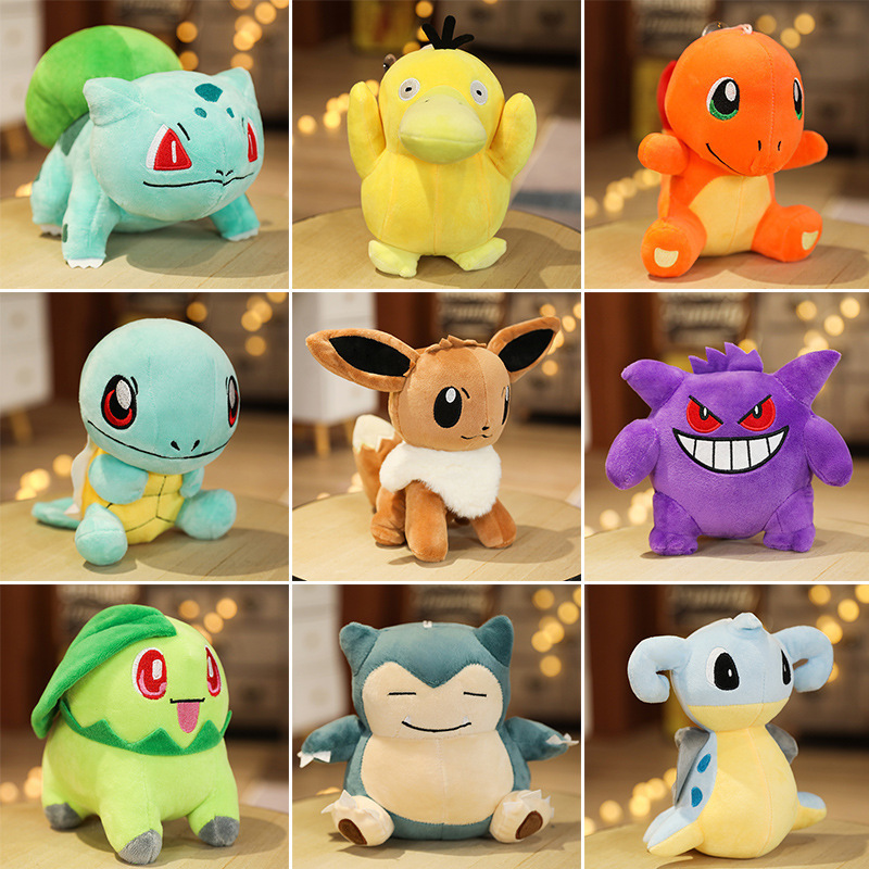 Wholesale Custom Plush Toy New Cute Anime Plush Toys Stuffed Animal Cartoon Pocket Monster Birthday Gifts Home Decorations