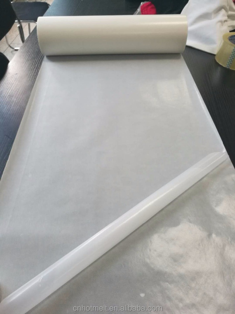 No-backing TPU hot melt adhesive film/glue applied in non-sewing shoe upper/shoe sole lamination