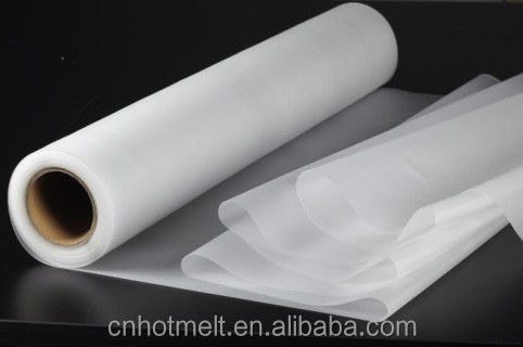 Factory sale Non-backing  Adhesive Glue Film Shoe Material Leather Fabric on-woven EVA Hot Melt Adhesive